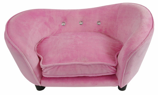 Enchanted Home Pet Ultra Plush Snuggle Bed in Light Pink