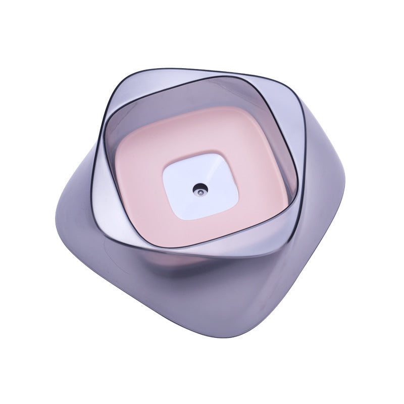 Diamond Pet Floating Water Bowl, 1.4L Splash-Proof