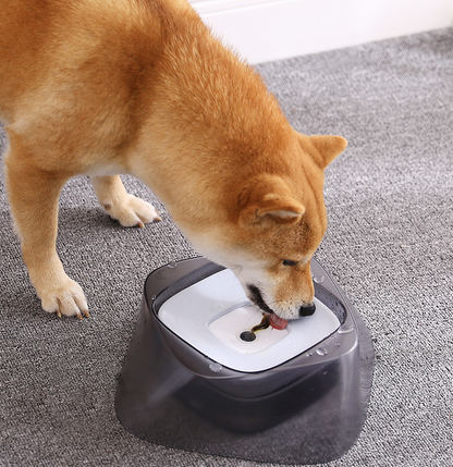 Diamond Pet Floating Water Bowl, 1.4L Splash-Proof