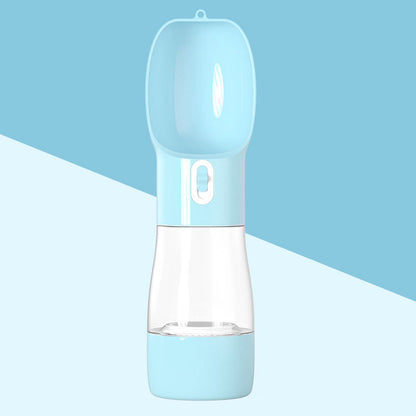 Portable Dog Water Bottle with Drinking Bowl